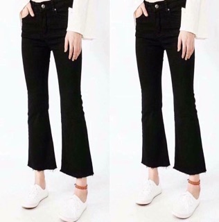 Quần jeans loe 9 tấc