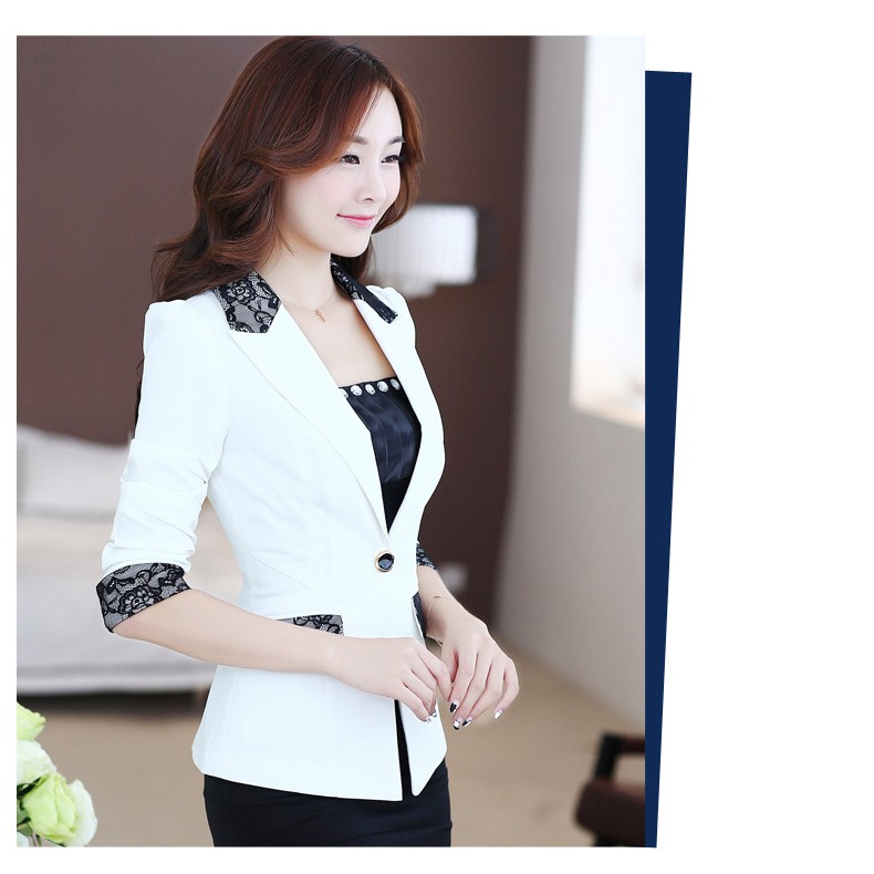 Áo vest nữ phối ren tay dài TV54