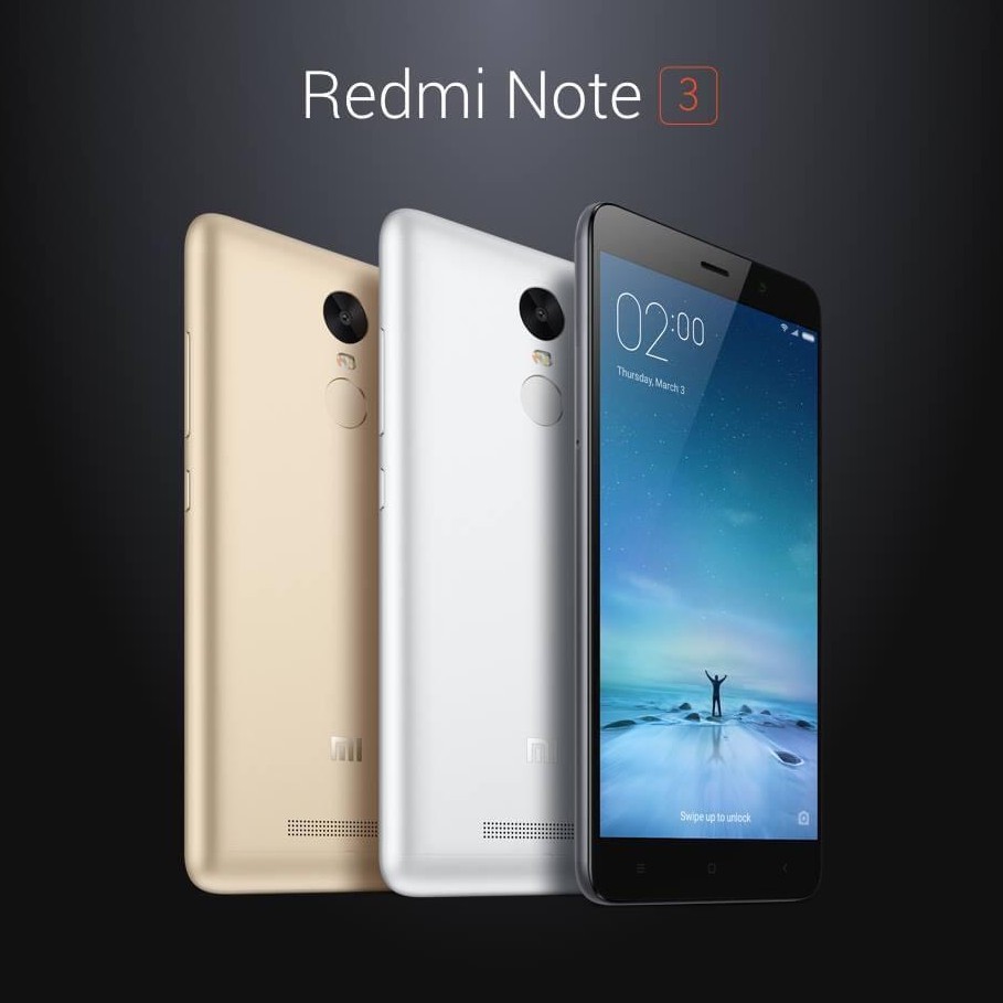 Điện thoại xiaomi redmi note 3 ram 2gb bộ nhớ 16gb 2 sim, Bảo Hành 12 tháng