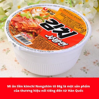 Mì Nongshim Kim Chi tô