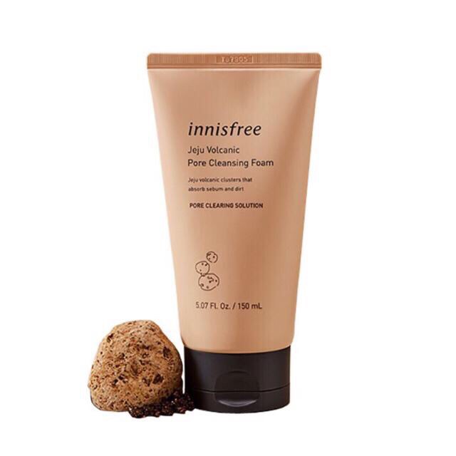 Combo Sữa Rửa Mặt + Mặt Nạ Chiết Xuất Tro Núi Lửa Innisfree Jeju Volcanic Mẫu Mới