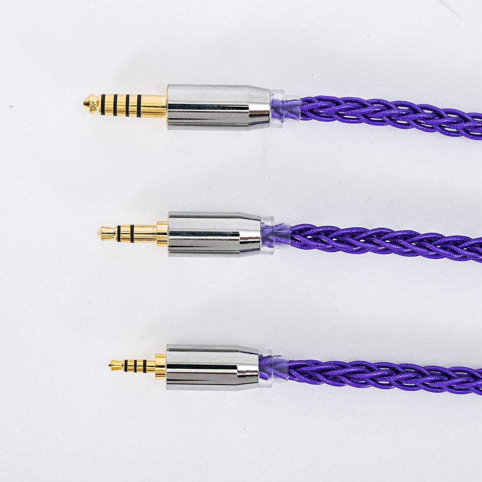 Dây Cáp Tai Nghe Mạ Bạc 8 Sợi Chất Lượng Cao