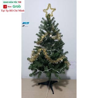 Cây Thông Noel Trang Trí Giáng Sinh 1m2, 90cm Tặng 1 Ngôi Sao Và 2 Dây Kim Tuyến Hàng Cao Cấp Sản Xuất Tại Việt Nam