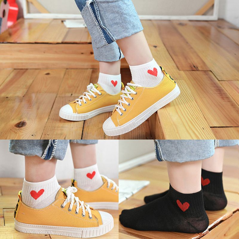 Vớ Cotton Cổ Thuyền Chống Trượt 15 Kiểu Hàn Quốc Cho Nam &amp; Nữ