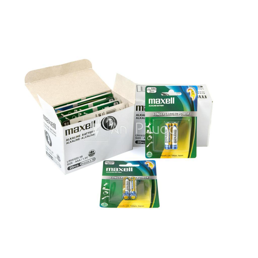 Pin AA và AAA Maxell Alkaline LR6/LR03