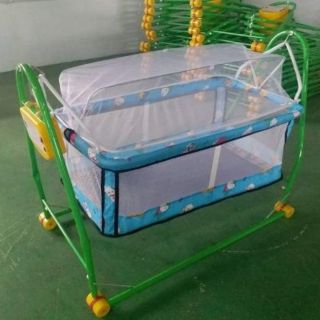 Nôi Điện Tự Động Tặng Kèm Võng Cho Bé Con