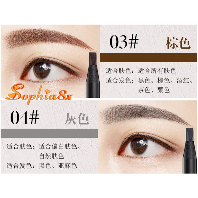 Chì xé kẻ mày cao cấp Haozhuang Make Up Milano Eyebrow Pencil | BigBuy360 - bigbuy360.vn