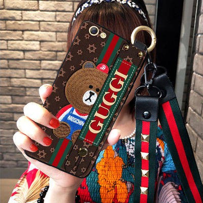 Vỏ điện thoại di động chống rơi dây buộc silicone trí thun ngắn tay