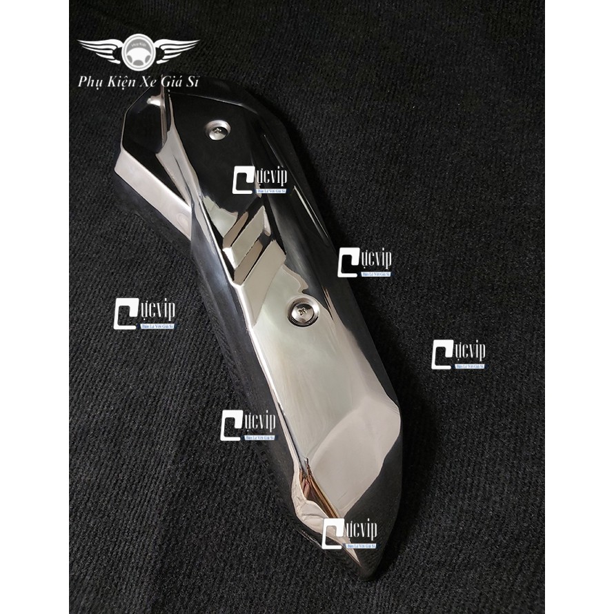 [Rẻ Vô Địch] - (2472) - Ốp Pô Inox Xe AirBlade 2020 (2013 - 2020), Vario 2015 - 2017