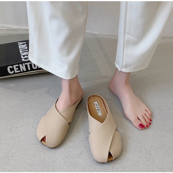 Dép Bít Mũi Đế Mềm Thời Trang Mùa Hè 2022 Cho Nữ