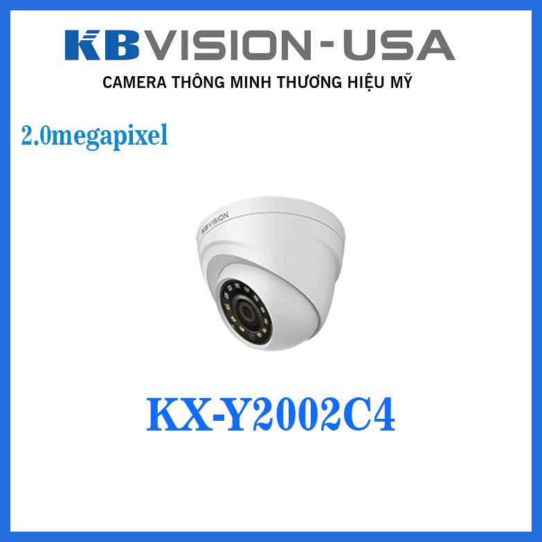Camera Dome 4 in 1 hồng ngoại 2.0 Megapixel KBVISION KX-Y2002C4