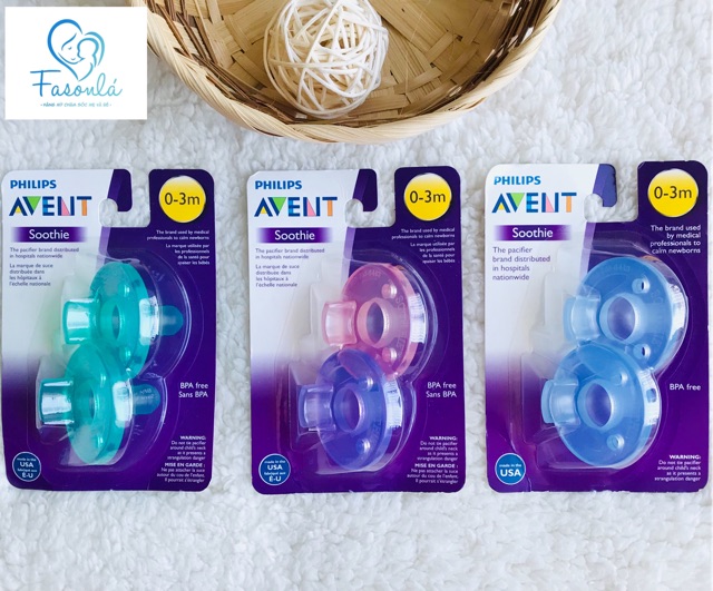 TY GIẢ PHILIPS AVENT SOOTHIES 0-3M