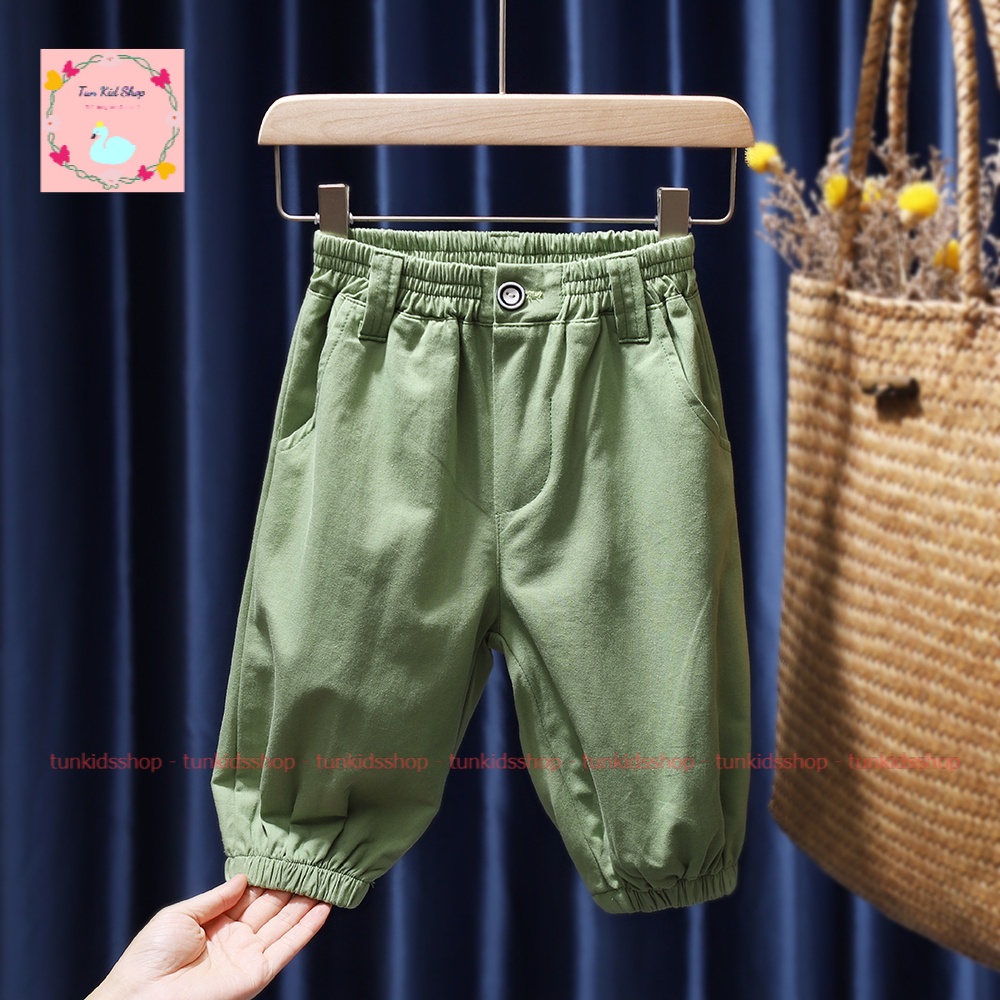 Quần baggy cho bé gái lưng thun thoải mái xinh xắn đủ size dưới 12 tuổi
