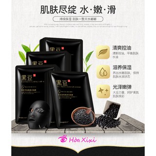 01 miếng mặt nạ mask Gạo Đen, Đậu Đen, Trà Đen nội địa Trung Bioaqua