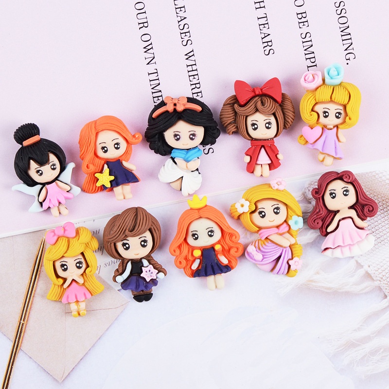 Charm Combo 04 Mô hình công chúa Slime kích thước 25 x 31 mm nhièu màu