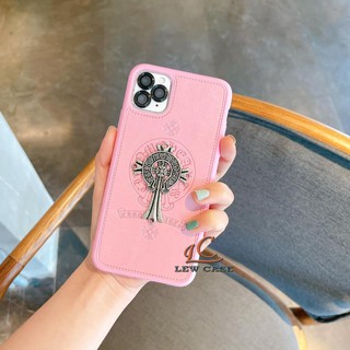 Ốp Lưng iPhone - Ốp iPhone Chrome Hearts Trắng Hồng