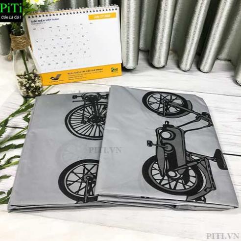 Bạt phủ xe máy, xe đạp Vải Dù Cao Cấp thích hợp cho cả trời mưa và nắng