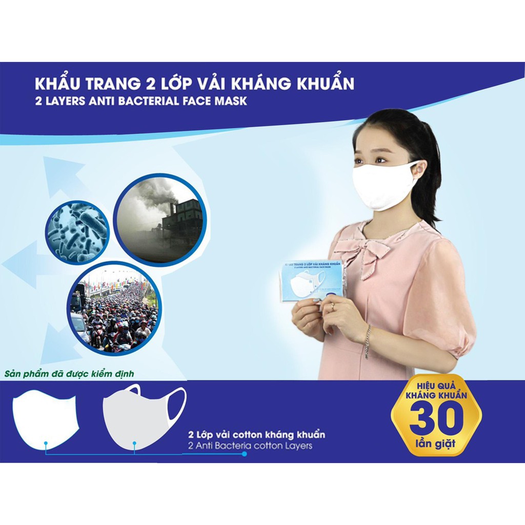 Khẩu trang dệt kim kháng khuẩn GenZ hàng Việt Nam chất lượng cao, có thể giặt và tái sử dụng nhiều lần | BigBuy360 - bigbuy360.vn