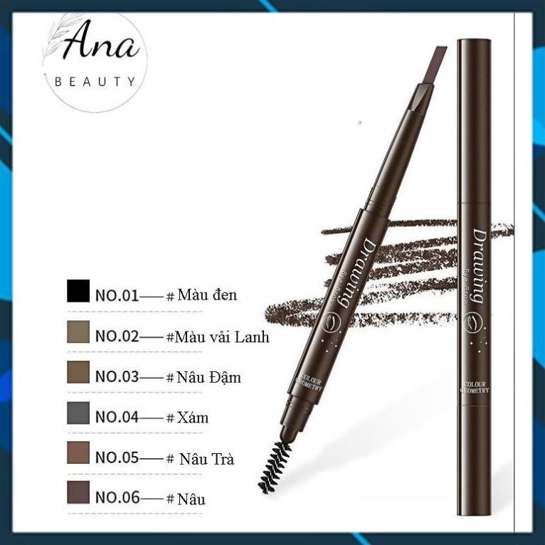 Chì Kẻ Mày Lameila 02 Đầu Color Geometry – Bút Kẻ Mày Lameila 2 Đầu Không Thấm Nước | BigBuy360 - bigbuy360.vn