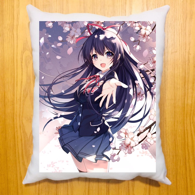 Gối tohka date a live 40x50cm ruột bông hàn quốc