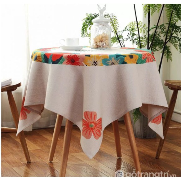 [ Xả kho ] Khăn trải bàn tròn, Khăn trải bàn, khăn trải bàn ăn, khăn trải bàn hình chữ nhật, tấm phủ bàn ăn đẹp lạ