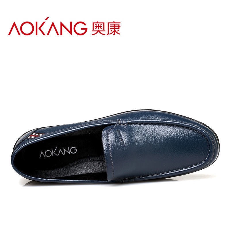 Giày lười Aokang da bò chính hãng