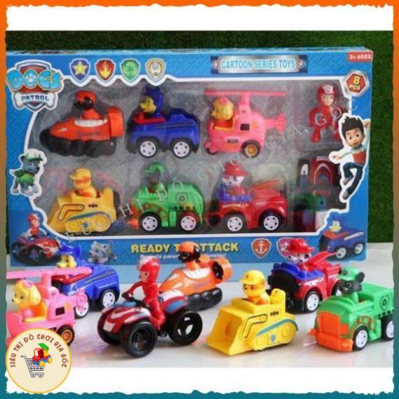 Chó cứu hộ Paw Patrol A8, A9, A11, mô hình 6 con, 7 con, 8 con, 9 con đồ chơi cho các bé