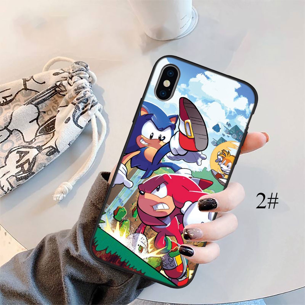 Ốp Điện Thoại Hình Nhím Sonic Cho iPhone 5 5S 6 6S 7 8 11 Pro Max Plus SE XR HH73