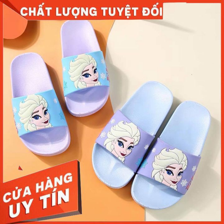 Dép Bé Gái [Xả Kho] công chúa Elsa họa tiết 3D