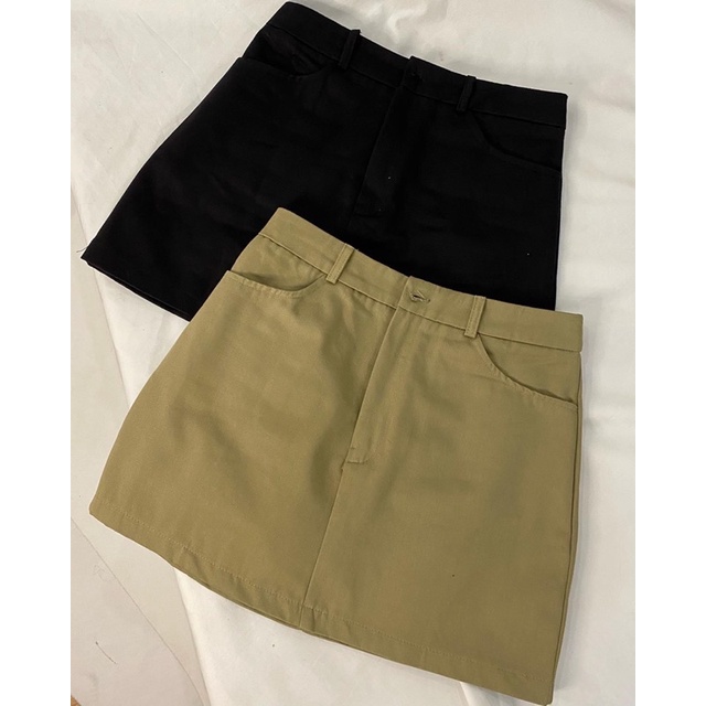 CHÂN VÁY kaki dáng A chất dày dặn, form đẹp, có lót quần | BigBuy360 - bigbuy360.vn