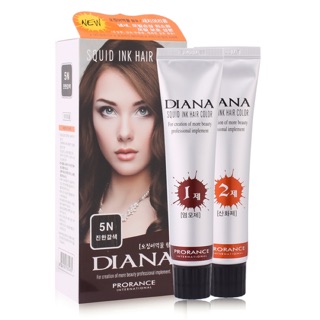 Thuốc nhuộm tóc phủ bạc – PRORANCE DIANA SQUID INK HAIR COLOR – 60G*2 /BAO GỒM 4 LOẠI : (1N-3N-5N-6N )