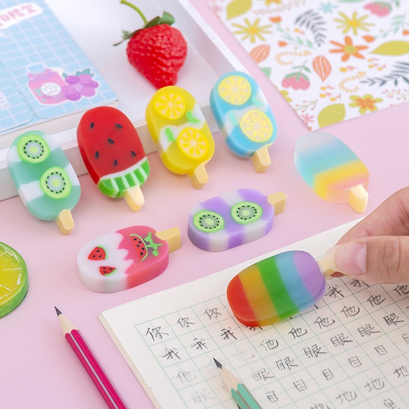 Set 4 Cục Tẩy Hình Cây Kem Xinh Xắn