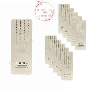 Combo 10 gói Tinh chất vàng ban đêm su:m37 losec summa night ampoule