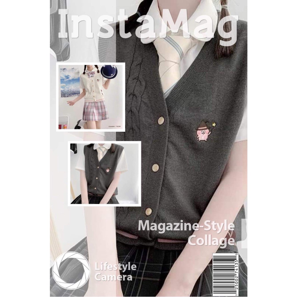 Áo len gile Brand LALA JK #lala #Gile #JK #seifuku