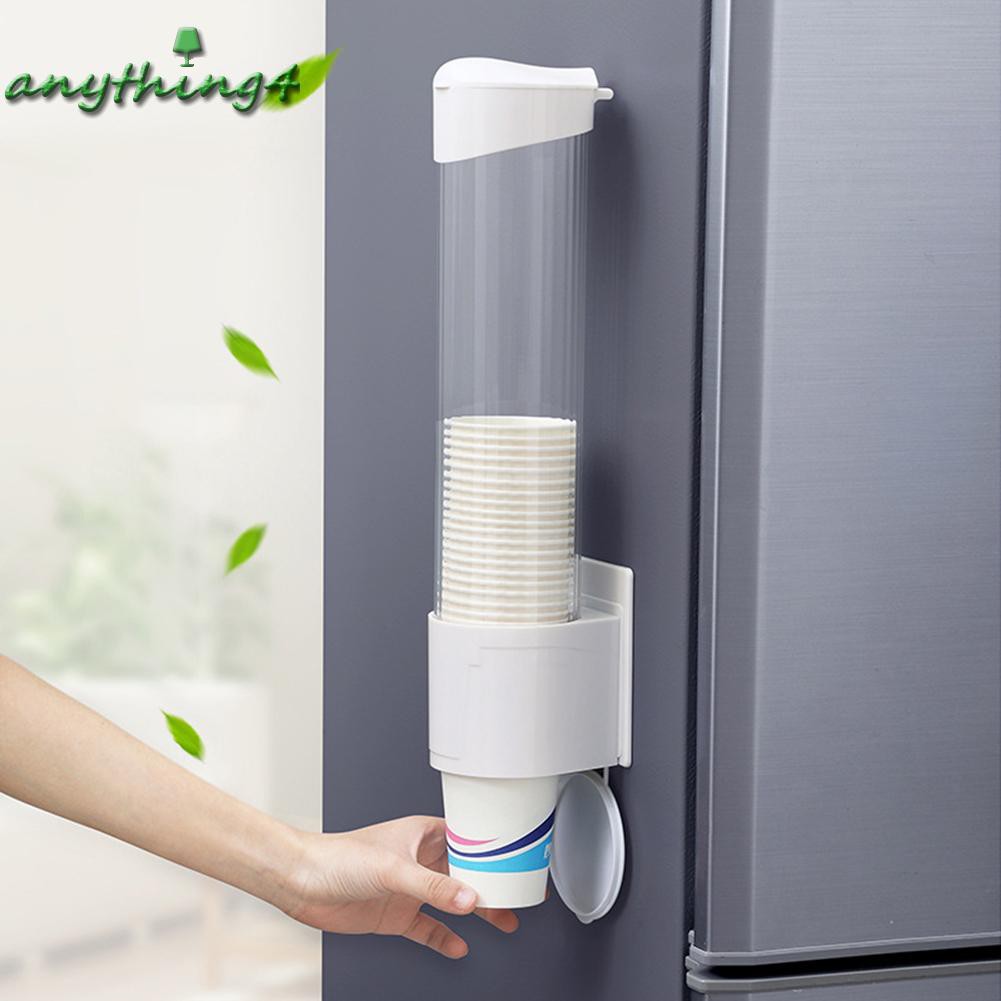 READY√ANY❀Plastic Cups Holder Disposable Cup Rack Dust-proof Paper Cups Dispenser