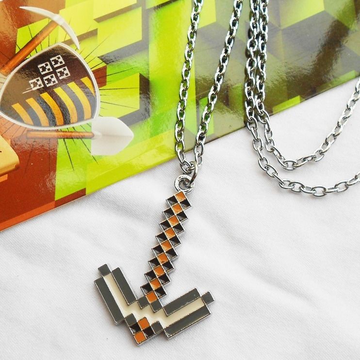 Vòng cổ / Móc Khóa Hình Quái Vật Hoạt Hình Minecraft 4cm