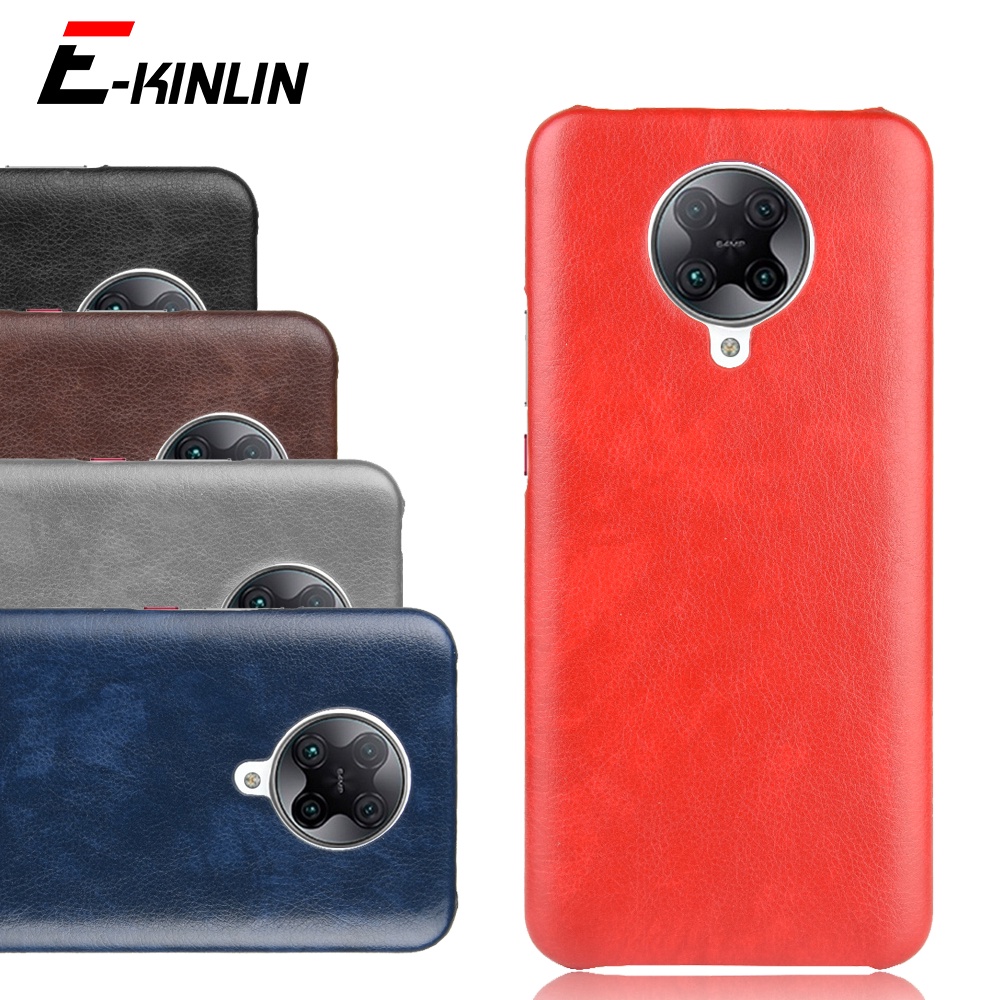 Ốp Điện Thoại PC Cứng Phối Da PU Phong Cách Cổ Điển Sang Trọng Cho XiaoMi Poco F2 F3 F4 GT X2 X3 X4 M2 M4 Pro