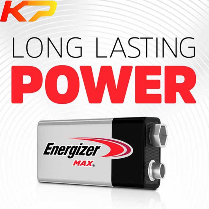 Pin 9V Energizer alkaline Max 522 BP1 - Vỉ 1 viên - Chính Hãng