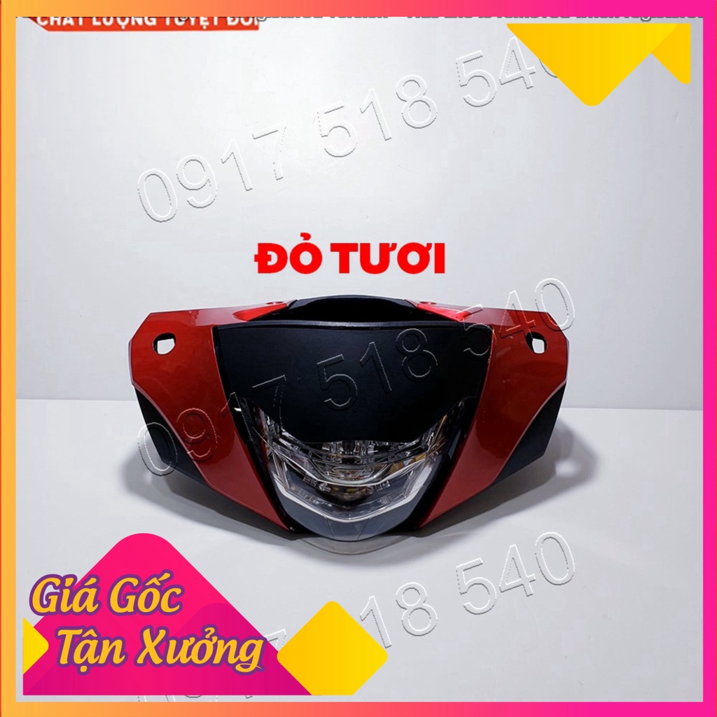 Bộ Đầu Đèn SH Ý 2010 Gắn Cho Sh Việt 2017 - 2019 (Full chóa 2 tầng kèm nhựa đầu) (Ảnh Sp thật)