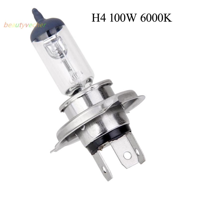 Đèn Pha Xenon H4 100W 6000K Đế Hợp Kim Nhôm Ánh Sáng Trắng Dành Cho Ô Tô