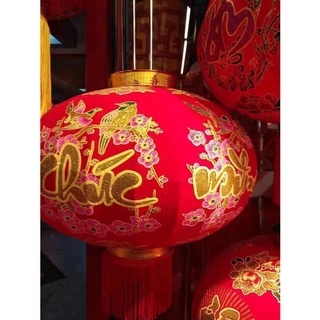 Đèn lồng đỏ trang trí ngày tết thấy đèn lồng là thấy tết size 80cm