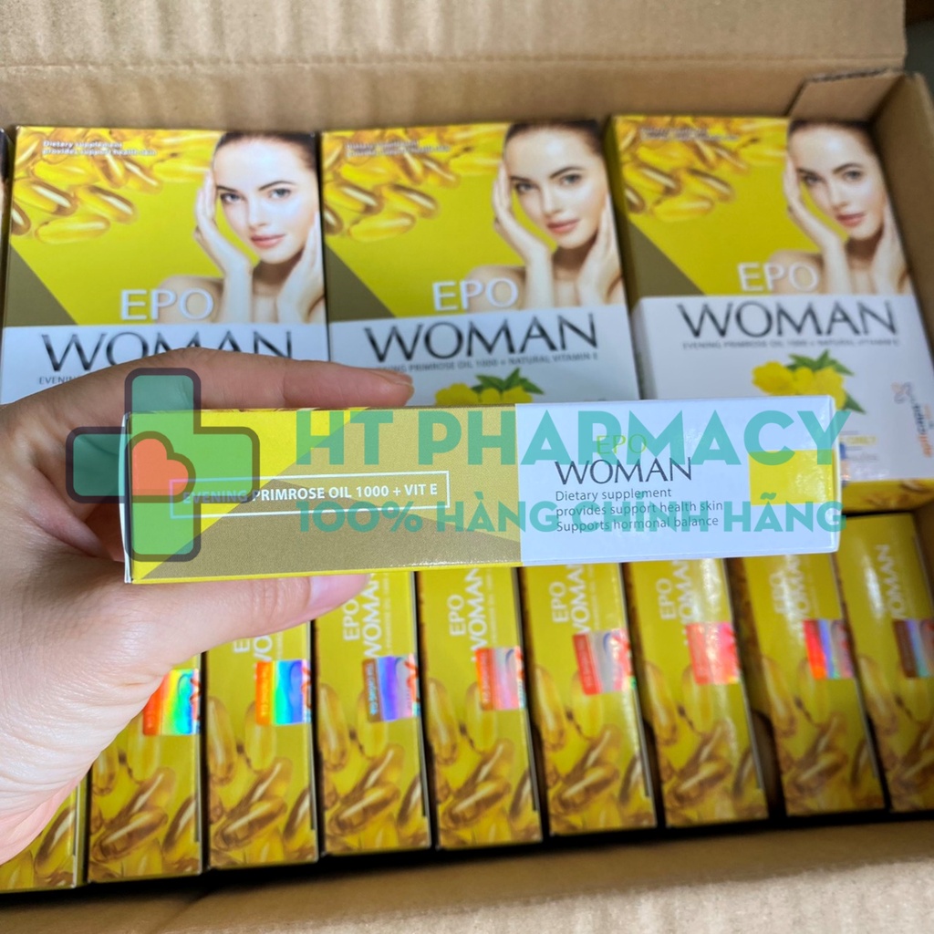 Tinh dầu hoa anh thảo EPO WOMAN - Hỗ trợ làm đẹp da, giảm mụn, mờ thâm, cân bằng nội tiết tố