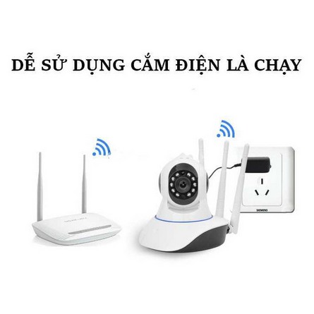 Camera IP Yoosee X8100 phiên bản 3 Ăngten thế hệ mới