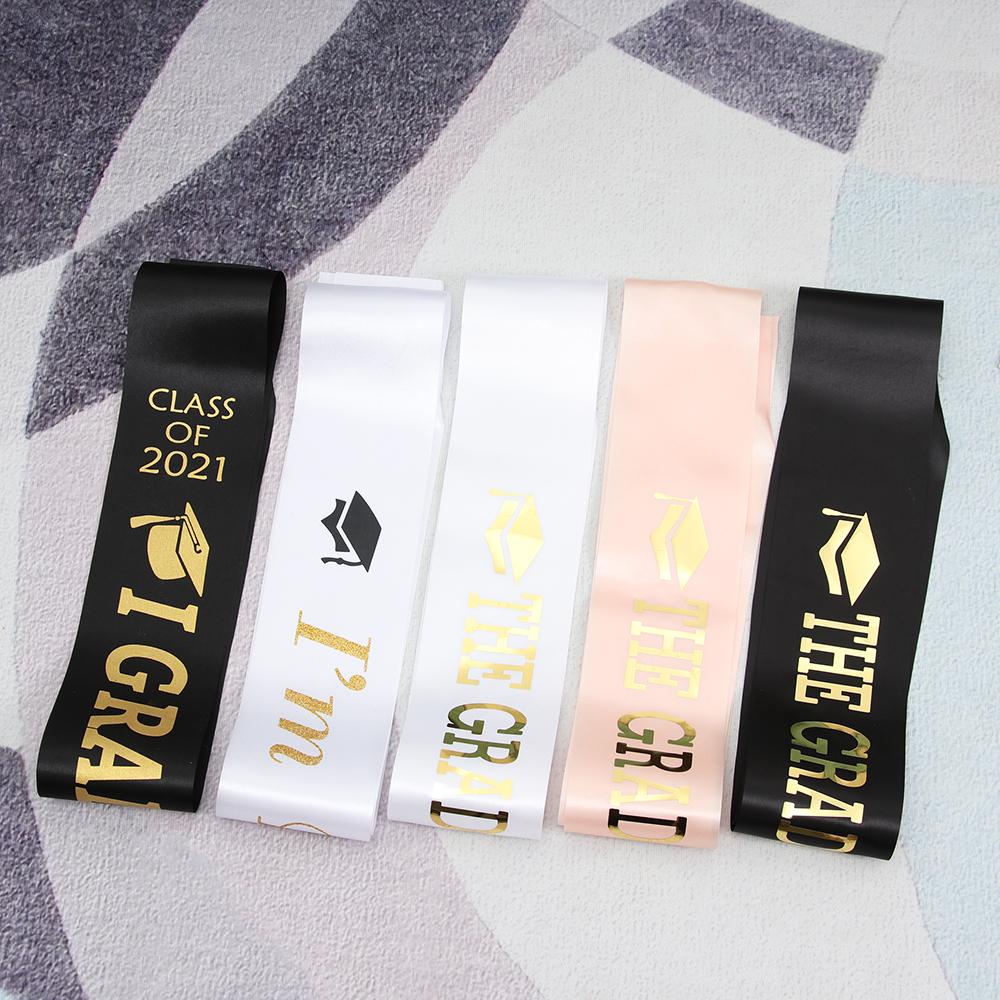 Thắt Lưng Chúc Mừng Tốt Nghiệp Năm 2021|Đạo Cụ Chụp Ảnh Hình Chữ Cái Lấp Lánh