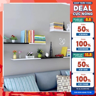 [Nhận Làm Theo Kích Thước]Kệ Treo Tường Decor Trang Trí Không Gian Nhà Cửa dài 30cm,40cm,50cm,60cm,80cm .