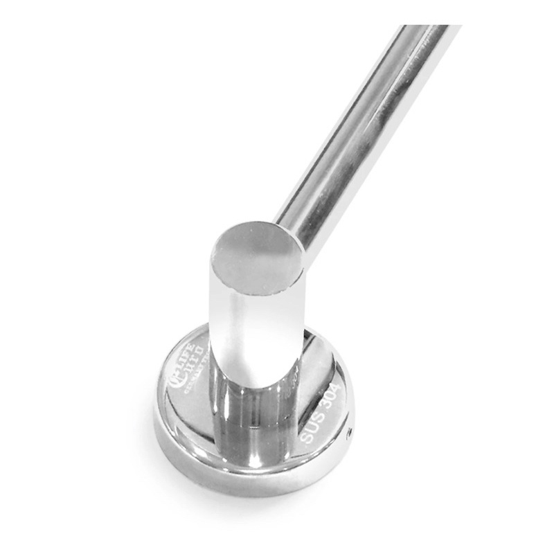 Thanh treo khăn đơn Inox SUS 304 Eurolife EL-B1 New - Trắng bạc