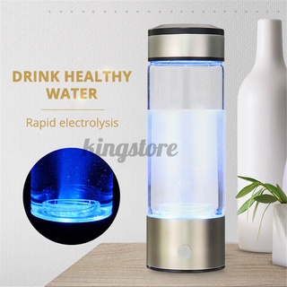 ALKALINE Bình Nước Hydrogen Có Thể Sạc Được 380ml