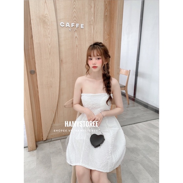 ANA DRESS - ĐẦM GẤM ỐNG XOÈ CỰC XINH