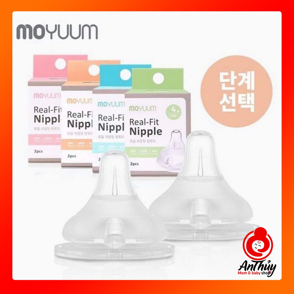 Núm ti thay thế bình Moyuum Hàn Quốc số 1-2-3-4