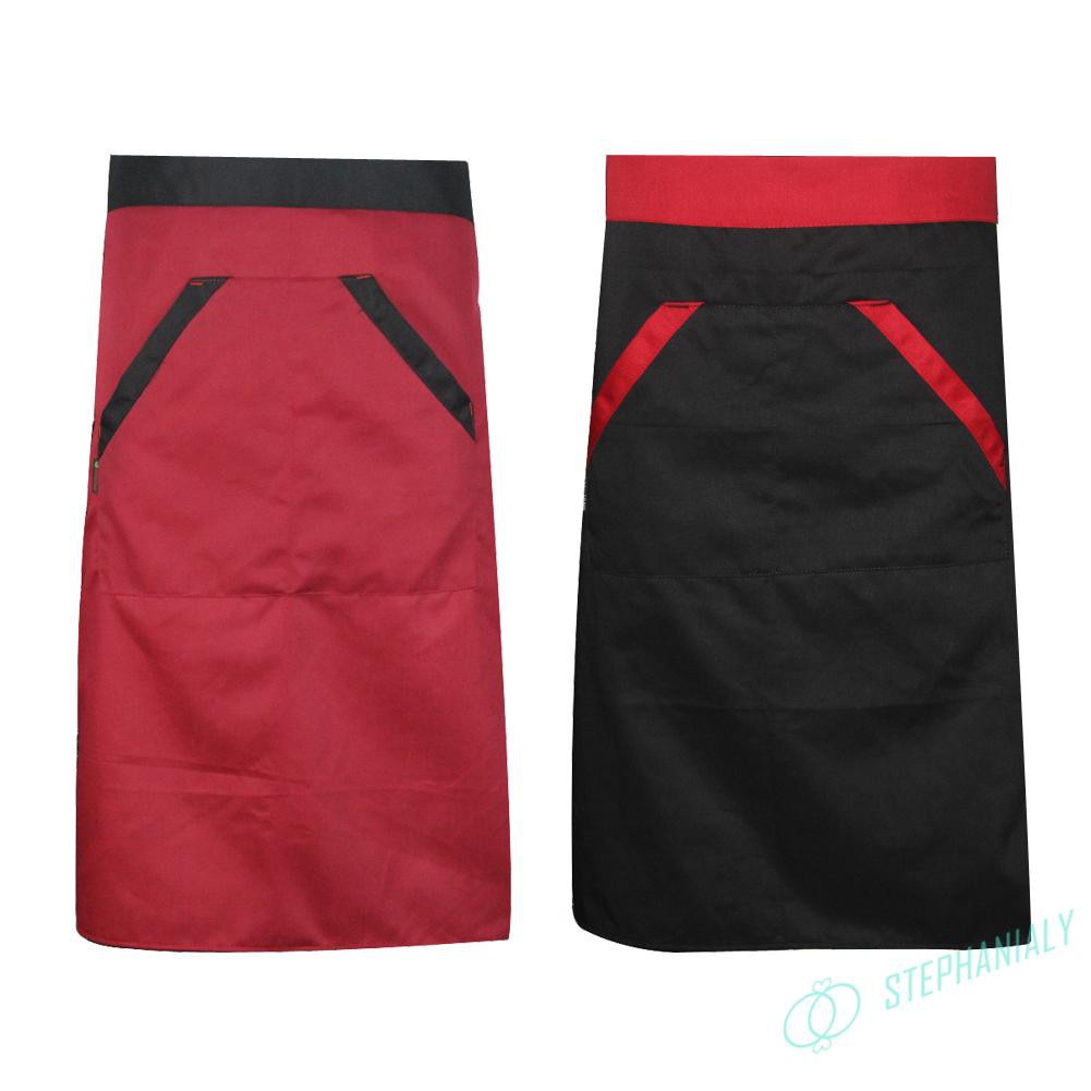 St Unisex Pockets Apron Home Kitchen Waiter Chef Butcher Restaurant Cook Dress